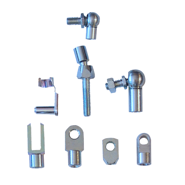Gas Spring Accessories Gas springs end fittings and mounting brackets. The safe and correct fixing is vitally important for the perfect functioning and a long operational life