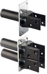 Swing door hinge black